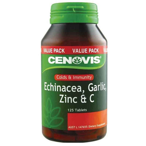 Cenovis Echinacea Garlic Zinc & C 125 Tablets
