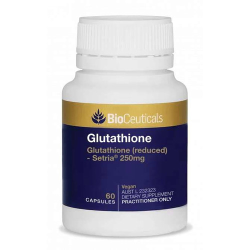 glutathione 250mg tablets BioCeuticals Glutathione 250mg for Detox & Immune Support
