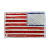 The back of an American flag patch.