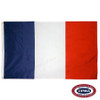 The France flag is a vertical blue, white, and red tricolor. FMAA Certified Made in America seal.