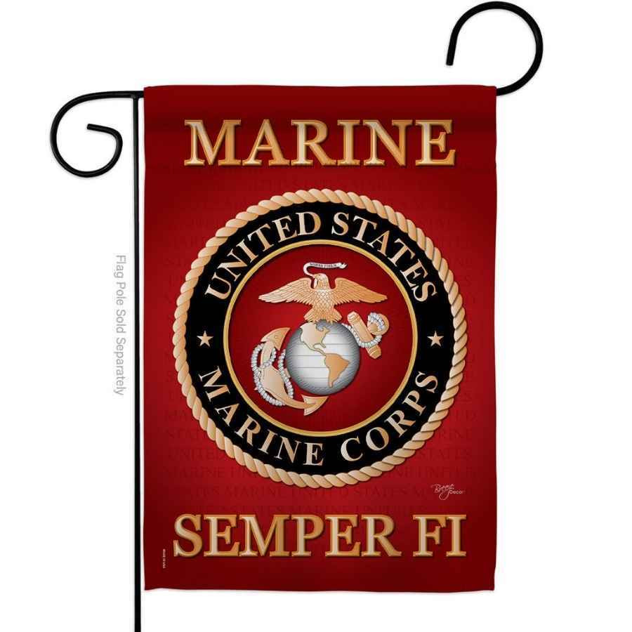 Marine Corps Garden Flag - Military Banners - Flags.com