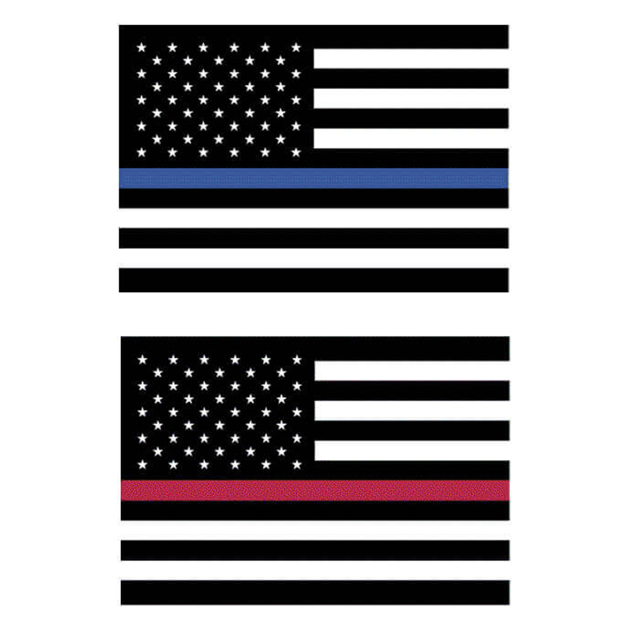 Black Flag Blue Stripe - Thin Blue Line Flag