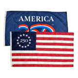 America 250 Flags
