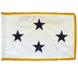 Navy Non-Seagoing 4 Star Officer Indoor Flag