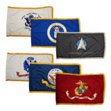 Indoor Armed Forces Flags