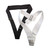 Single and double strapped parade belts that are used for flag bearing. They come in white and black. 