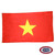 The Vietnam flag has a red background and a large yellow, five-pointed star in the center. FMAA Certified Made in America seal. The Vietnam flag has a red background and a large yellow, five-pointed star in the center. FMAA Certified Made in America seal.