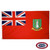 The British Virgin Islands civil flag has a red field with a Union Jack in the canton. On the right is the national coat of arms. FMAA Certified Made in America seal. The British Virgin Islands civil flag has a red field with a Union Jack in the canton. On the right is the national coat of arms. FMAA Certified Made in America seal.