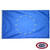 The EU flag is dark blue with a large circle of 12 gold 5-pointed stars in the center. FMAA Certified Made in America seal.