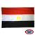 The Egypt flag is a horizontal red, white, and black tricolor with a gold Eagle of Saladin in the center. The Egypt flag is a horizontal red, white, and black tricolor with a gold Eagle of Saladin in the center.