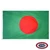 The green Bangladesh flag has a large red circle slightly off-center to the right. FMAA Certified Made in America seal. The green Bangladesh flag has a large red circle slightly off-center to the right. FMAA Certified Made in America seal.