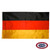 The German flag is a horizontal black, red, and yellow tricolor. FMAA Certified Made in America seal. The German flag is a horizontal black, red, and yellow tricolor. FMAA Certified Made in America seal.