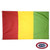 The Guinea flag is a red, yellow, and green tricolor. FMAA Certified Made in America seal.