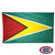 The Guyana flag is green with a black-outlined red triangle inside of a larger white-outlined yellow triangle pointing to the right.FMAA Certified Made in America seal. The Guyana flag is green with a black-outlined red triangle inside of a larger white-outlined yellow triangle pointing to the right.FMAA Certified Made in America seal.
