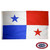 The Panama flag has 4 white, red, blue, and white rectangles. On the upper left is a blue star, and the lower right is a red star. FMAA Certified Made in America seal.