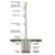 A graphic pointing out the different flagpole parts.