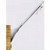 A drawing of an 8 foot tapered wall mounted flagpole.