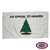 A white Washington Cruisers flag with a green pine tree in the center. Above the tree is black text reading ‘AN APPEAL TO HEAVEN.’ FMAA Certified Made in America seal.