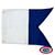 Alpha Diver Down, Keep Clear Flag. FMAA Made in America seal.