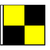 The Lima flag has 4 alternating yellow and black squares.