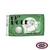 A golf flag featuring a green field with a white circle off-centered. The top right corner says "19th Hole" in black with a golf ball below it. The bottom right has two clear cups. FMAA Certified Made in America seal.
