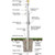A diagram displaying a 20' tapered aluminum flagpole with its parts labeled. A diagram displaying a 20' tapered aluminum flagpole with its parts labeled.