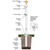 25 Fiberglass Internal Halyard Flagpole w/ Collar FG25IH