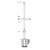 25 Fiberglass Nautical Flagpole w/ Yardarm and Collar FGP25Y 25 Fiberglass Nautical Flagpole w/ Yardarm and Collar FGP25Y