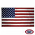 A US flag with 50 white stars on a blue field in the canton. The remainder of the flag consists of 13 alternating red and white stripes. FMAA Certified Made in America seal. A US flag with 50 white stars on a blue field in the canton. The remainder of the flag consists of 13 alternating red and white stripes. FMAA Certified Made in America seal.