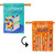 Both sides of a reversible Birthday Party House Flag are shown. One side shows a cake on a blue background, and the other shows candles on an orange background. Both sides of a reversible Birthday Party House Flag are shown. One side shows a cake on a blue background, and the other shows candles on an orange background.