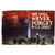 A 9/11 flag with the text “We will never forget 9-11-2001” in white next to firefighter and police hats. Below is a NYC skyline with 2 lights. A 9/11 flag with the text “We will never forget 9-11-2001” in white next to firefighter and police hats. Below is a NYC skyline with 2 lights.