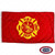 Fire Department Flag. FMAA Certified Made in America seal.
