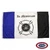 The Firefighter Mourning Flag is a tricolor of blue, white, and black. In the center is the text 'In Memoriam' with a firefighter emblem below. FMAA Certified Made in America seal. The Firefighter Mourning Flag is a tricolor of blue, white, and black. In the center is the text 'In Memoriam' with a firefighter emblem below. FMAA Certified Made in America seal.