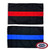 Two red and blue thin line flags are shown stacked above and below. Two red and blue thin line flags are shown stacked above and below.