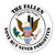 This magnet is circular with the Great Seal & Twin Towers on a white background. Around it reads “support our troops" and "the fallen, gone but never forgotten.”