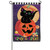 A Trick or Treat Kitten Garden Flag depicting a black kitten inside a jack-o-lantern, above the text "Trick or Treat". A Trick or Treat Kitten Garden Flag depicting a black kitten inside a jack-o-lantern, above the text "Trick or Treat".