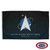 The Space Force flag is black with the Space Force emblem in the center. The emblem depicts a delta triangle in front of a globe. FMAA Certified Made in America seal. The Space Force flag is black with the Space Force emblem in the center. The emblem depicts a delta triangle in front of a globe. FMAA Certified Made in America seal.