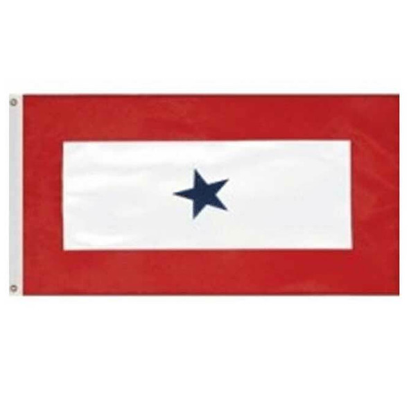 In Service 1 Star Flag