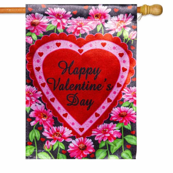Briarwood Lane Valentine Heart Dance Gartenflagge – 45,7x31,8 Cm, Doppelseitig Bedruckt, Wetterfest