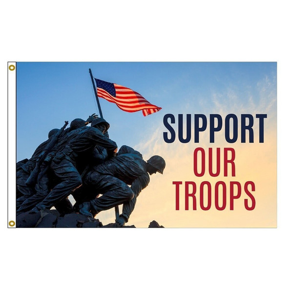 Support Our Troops Flag
