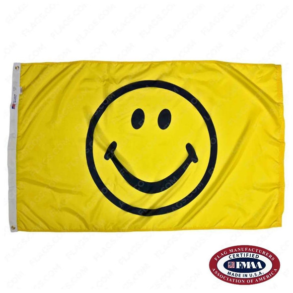 Smile Flag. FMAA Certified Made in America seal.