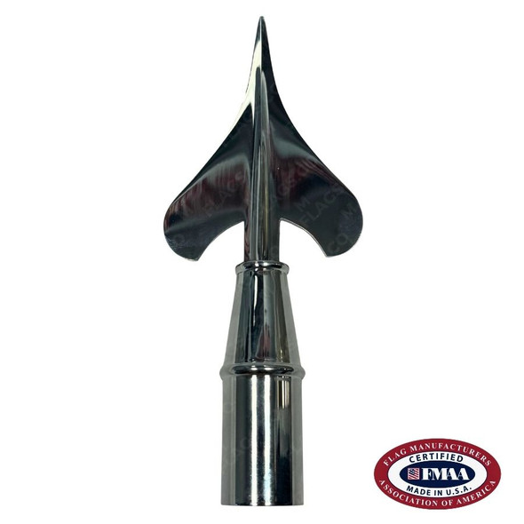 Army Spear Ornament. FMAA certification seal.