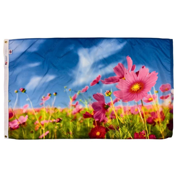 Spring Flowers Flag