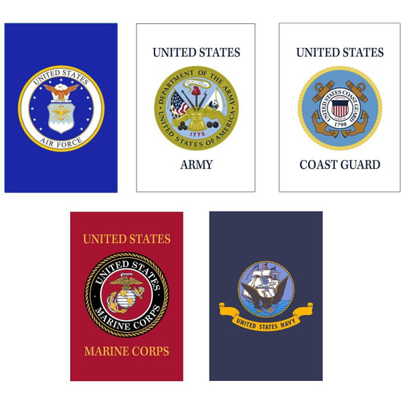 Military Garden Flags