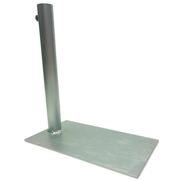 Aluminum flagpole wheel stand