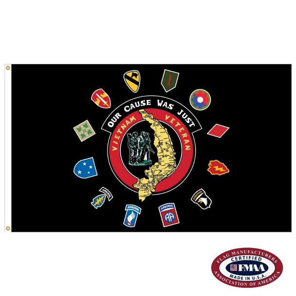 Vietnam Veteran Flag – Gedenkflagge Für Veteranen