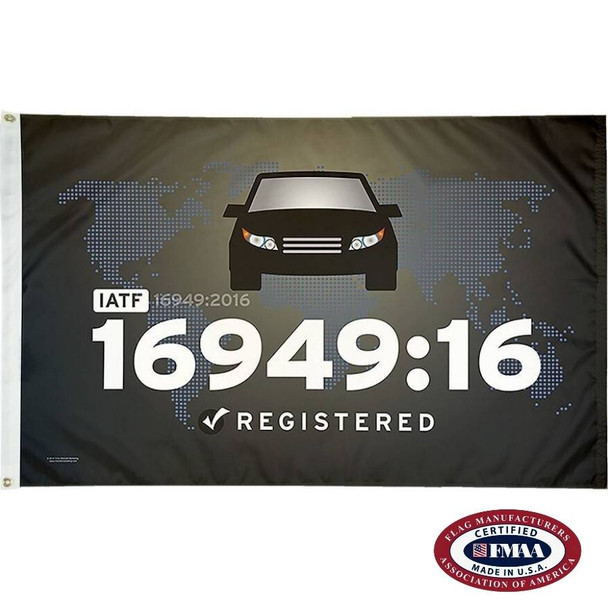 0202-02  syoさま IATF 16949:16 Flag - ISO IATF 16949 Flag - IATF Flag