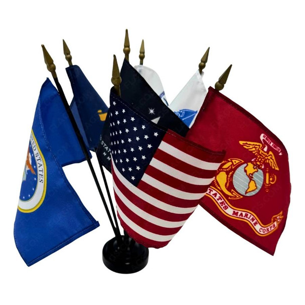 Complete Set of Armed Forces Stick Flags