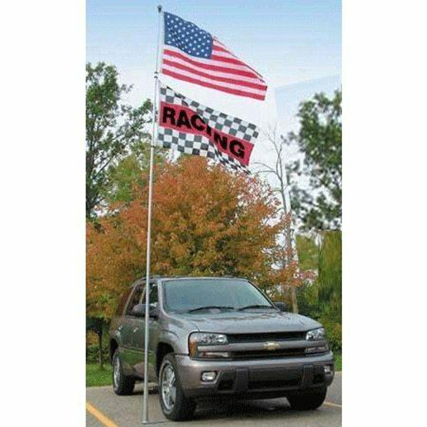 Flagpole to go deals portable wall tracket