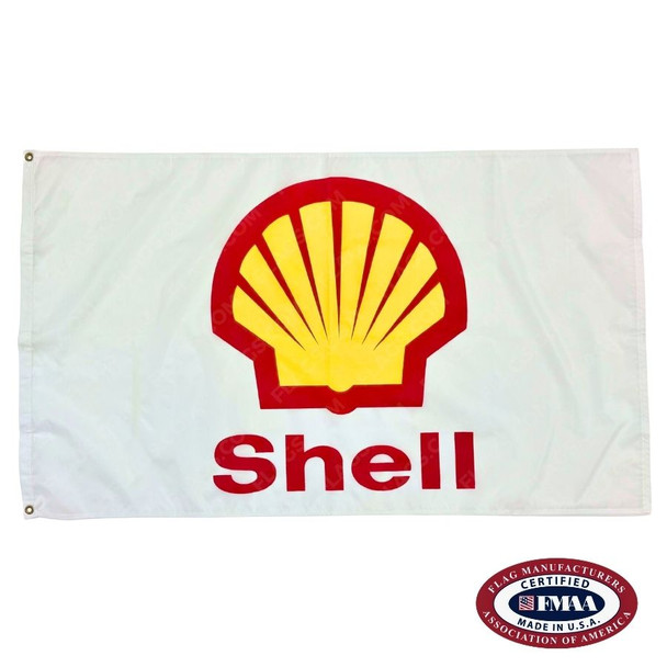 Shell Flag. FMAA Made in America seal.